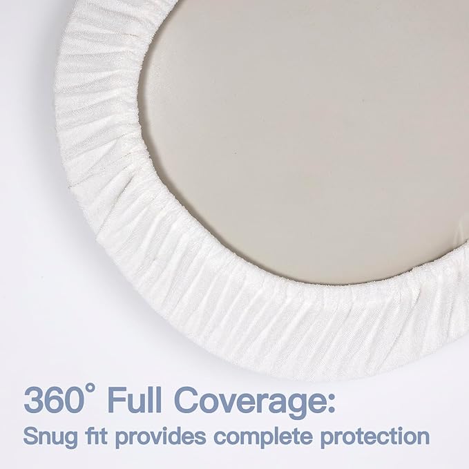 2-Pack Waterproof Changing Pad Cover,Soft Baby Nursery Diaper Changing Pad Sheets,Contour Changing Pads Liners,Change Pad Cover,Ultra-Soft & Breathable,Fits Skip Hop,Keekaroo Peanut,Machine Washable