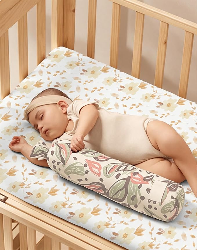 Crib Sheets for Boys and Girls, 2 Pack Fitted Baby Sheets for Standard Toddler Mattress 28" x 52", Soft Breathable Jersey Knit Baby Bedding (Elephant Dream)