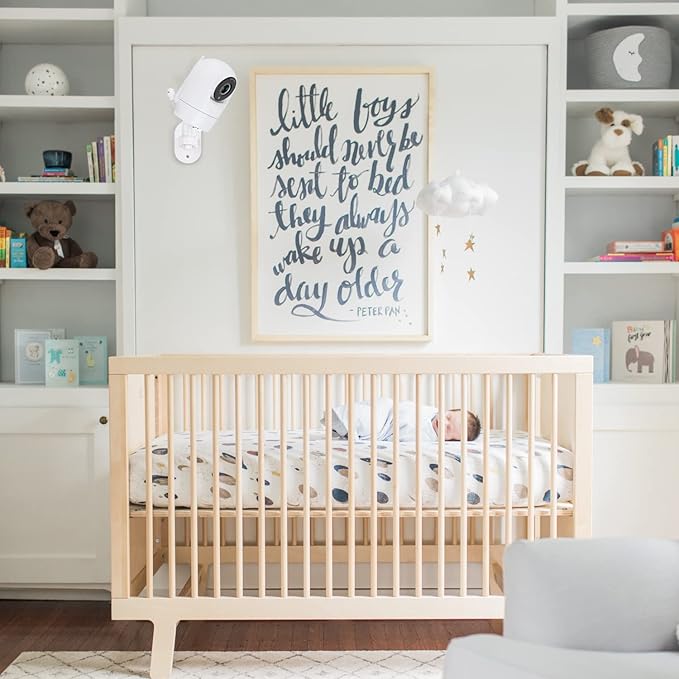 Adjustable Baby Monitor Wall Mount for VTech VM901/VM924/VM923/VM928, Full-Range View and Easy Installation Without Drilling