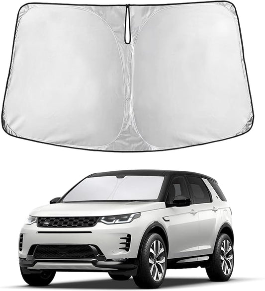 Econour Windshield Sunshade for Land Rover Discovery Sport 2014-2017 2018 2019, Sun Visor for Front Windshield & Window Sun Shade Cover, UV Heat Blocker & Protector, Car Accessories