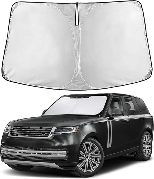 Econour Windshield Sunshade for Land Rover Range Rover 2017-2024 2025 2026, Sun Visor for Front Windshield & Window Sun Shade Cover, UV Heat Blocker & Protector, Car Accessories