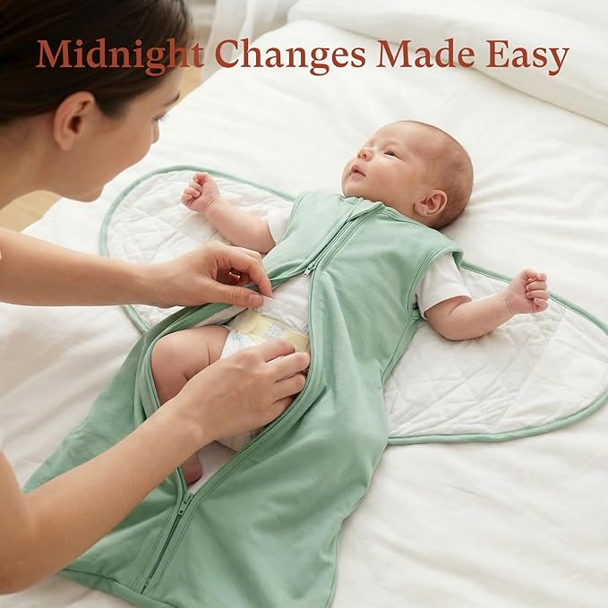 1.0 TOG Preemie Swaddle Sleep Sack, Adjustable Wearable Blanket for Infants Newborns 0-6 Months