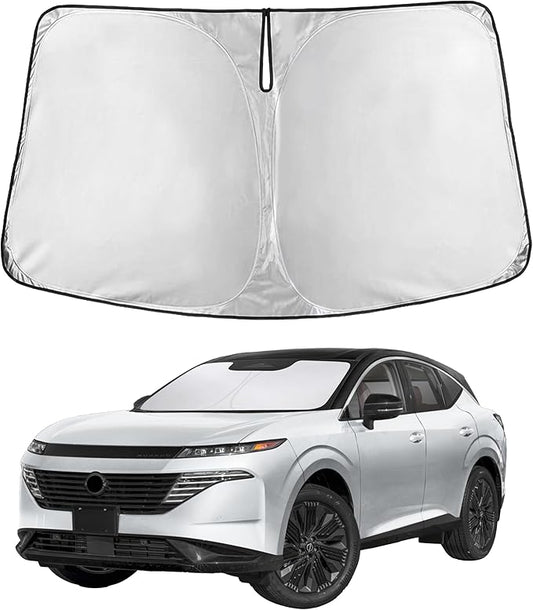 EcoNour Windshield Sunshade for Nissan Murano 2025–2026 | Custom Fit Front Window Sun Shade | Blocks Harmful UV Rays & Reduces Heat | Foldable Sun Visor with Storage Pouch