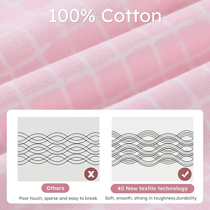 Yoofoss Baby Swaddles for Newborns 100% Organic Cotton, Adjustable Swaddle Sleep Sack 0-3 Months Newborn Swaddle Sack, Breathable Soft(Small)