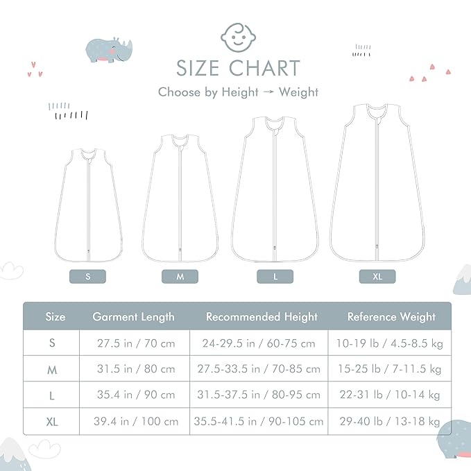 TADO MUSLIN Baby Sleep Sack 2-4 T Boys & Girls Wearable Blanket 100% Organic Cotton 0.5 TOG Toddler Sleeping Sack 2- Way Zipper X-Large