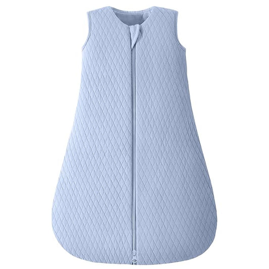 Yoofoss Baby Sleep Sack 12-18 Months TOG 2.5 Winter Baby Wearable Blanket, 100% Organic Cotton Toddler Sleeping Sack 2-Way Zipper Warm Quilted Sleep Sack