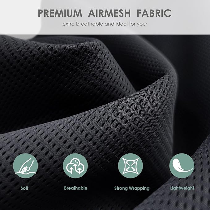 Baby Sling Carrier, Toddler Sling Carrier with Wide Shoulder Strap, Lightweight Baby Carriers Newborn to Toddler Infant Wrap Carriers Perfect for Mom and Dad, 7-30lbs, Black Mesh