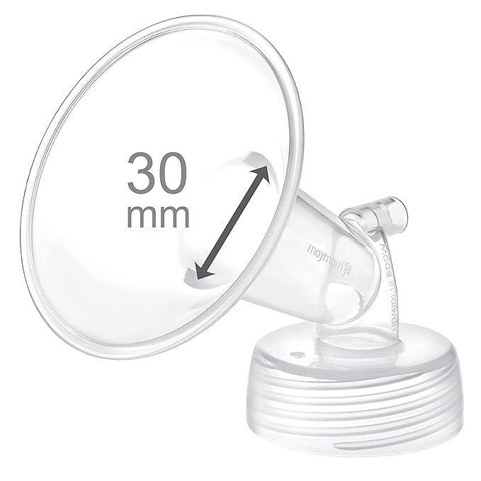 Maymom Wide Neck Pump Part for Spectra S1 Spectra S2 Spectra 9 Plus Breastpump; Incl Wide Mouth Flange (One flange-30mm Flange);Not Original Spectra Flange; Not Original Spectra Baby USA Parts
