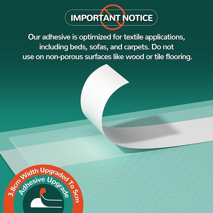 MILDPLUS Bed Pads with Adhesive Strips 30''X36'', 30 Count | Extra Large XL Underpads | Secure & Waterproof Chucks for Incontinence Care | for Adults, Seniors, Kids & Pets