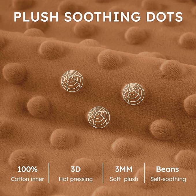 Yoofoss Fleece Baby Sleep Sack 0-6 Months with Plush Dots, TOG 1.5 Baby Wearable Blanket with 2-Way Zipper, Cotton Toddler Sleep Sack Fleece
