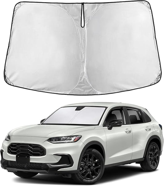 Econour Windshield Sunshade for Honda HR-V 2023-2024 2025 2026, Sun Visor for Front Windshield & Window Sun Shade Cover, UV Heat Blocker & Protector, Car Accessories