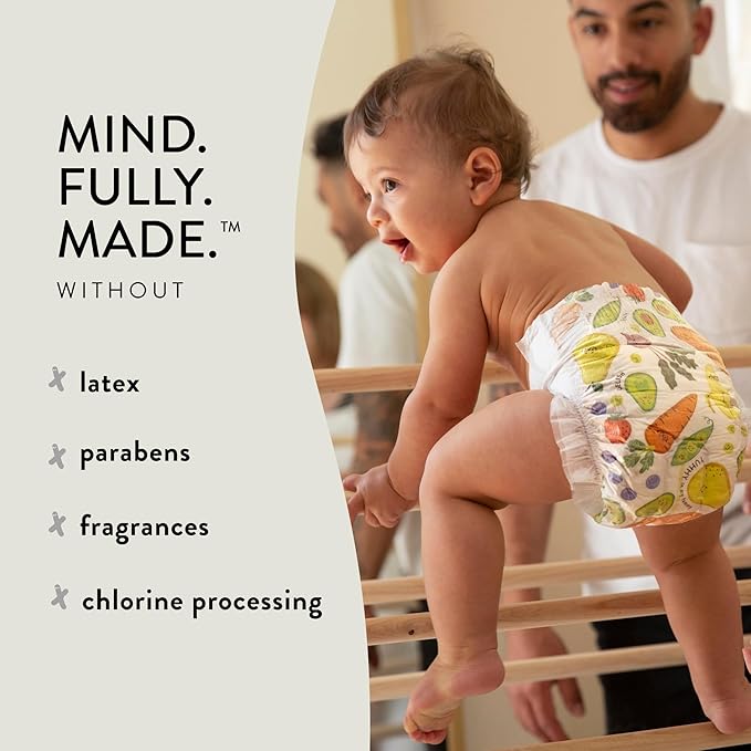 The Honest Company Comfort Dry Disposable Diapers Plant-Based Sustainable Barnyard Babies and It’s A Pawty Club Box Size 7 41and lbs 36 Count