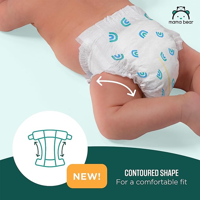 Amazon Brand - Mama Bear Gentle Touch Diapers, Size Newborn, 30 Count