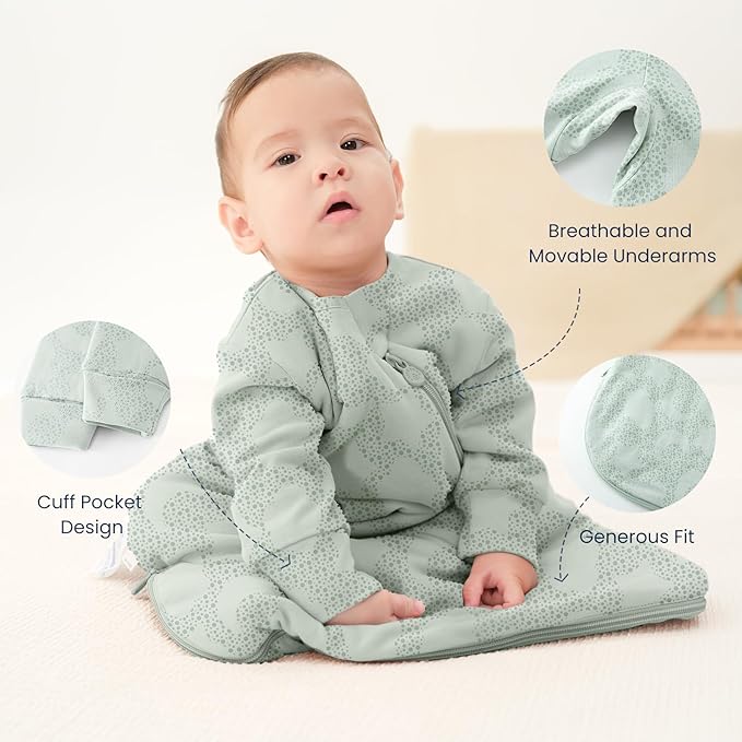 Unisex Sleeping Bag for Babies and Toddlers 3.5 Tog Sleep Sack, Baby Sleep Sack, One piece with sleeves, Gifts for Baby