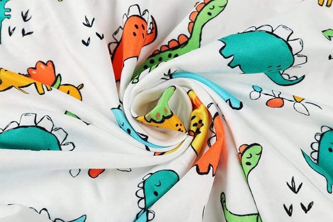 Onacosht Bassinet Sheets Set 3 Pack for Baby Boy, Stretchy Soft Jersey Knitted Fitted Sheet Universal for Oval Rectangle and Hourglass Bassinet Mattress, Dinosaur, Tiger and Lion Printing