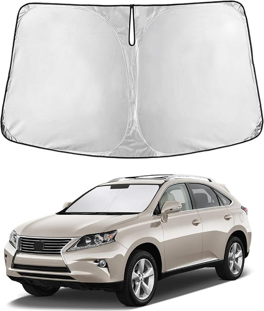 Econour Windshield Sunshade for Lexus RX 350 2010-2013 2014 2015, Sun Visor for Front Windshield & Window Sun Shade Cover, UV Heat Blocker & Protector, Car Accessories