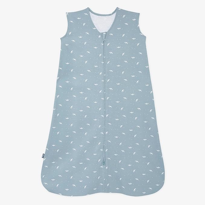 HALO SleepSack, 100% Cotton Wearable Blanket, Swaddle Transition Sleeping Bag, TOG 0.5, Birds, Large, 12-18 Months
