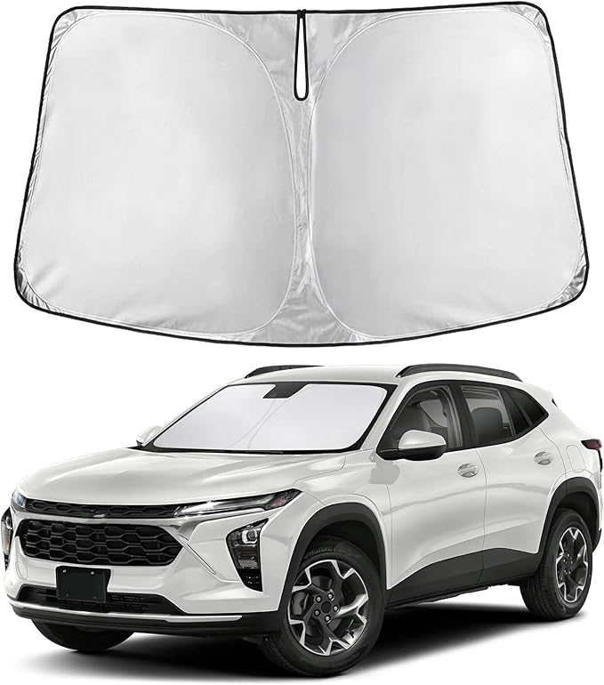 Econour Windshield Sunshade for Chevrolet Chevy Trax 2013-2021 2022 2023, Sun Visor for Front Windshield & Window Sun Shade Cover, UV Heat Blocker & Protector, Car Accessories