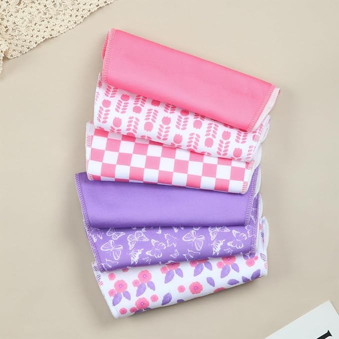 Benoxine 10-Pack Burp Cloths for Baby Boys and Girls - Organic Cotton Baby Burp Cloth,Baby Washcloths, Burp Rags, Large Neutral Burp Clothes for Newborn