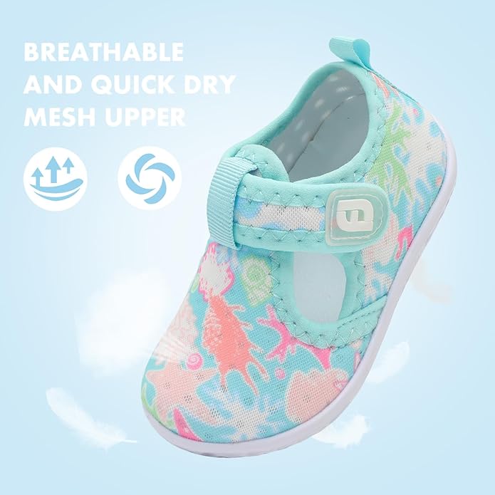 JOINFREE Baby Toddler Water Shoes Boys Girls Sandals Barefoot Kids Breathable Sneakers Shoes for Walking Running