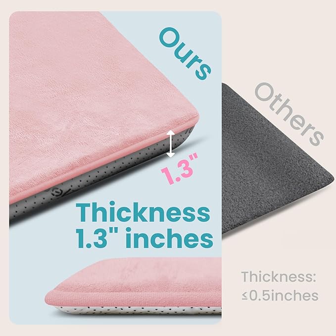 Baby Play Mat for Floor,Extra Large 71"×79" Playpen Mat for Toddler,Infant,Kids,1.3" Thick Elasti Foam Non-Slip Nursery Rug,Water Repellent Soft Padded Activity Mats for Tummy Time, Crawling,Playroom(Pink)