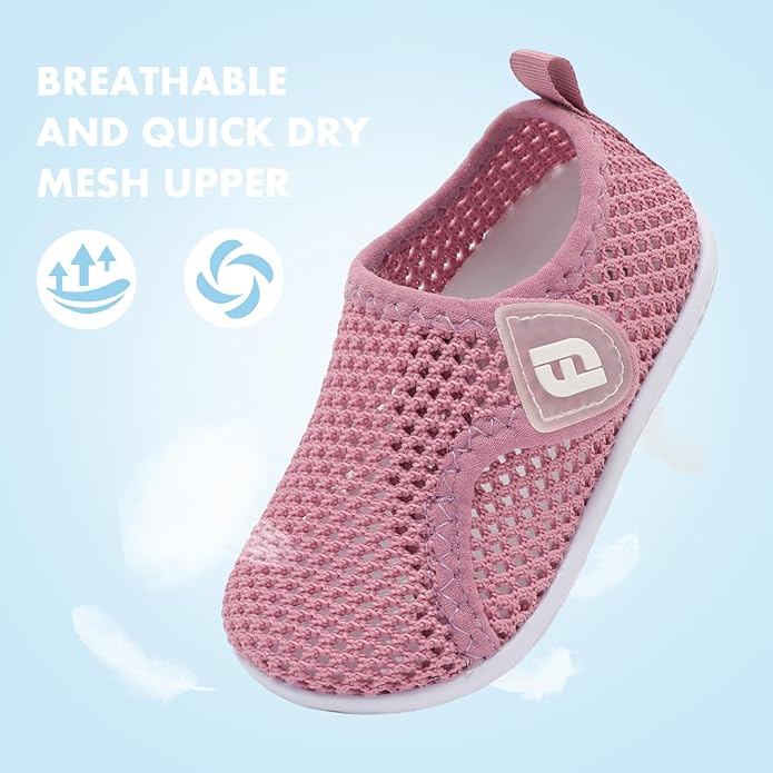 JOINFREE Baby Toddler Water Shoes Boys Girls Sandals Barefoot Kids Breathable Sneakers Shoes for Walking Running