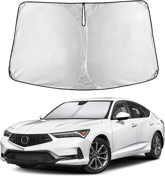EcoNour Windshield Sun Shade for Acura Integra 2023–2025 | Front Window Sunshade | Foldable Car Sun Protector | Blocks UV Rays & Keeps Interior Cooler