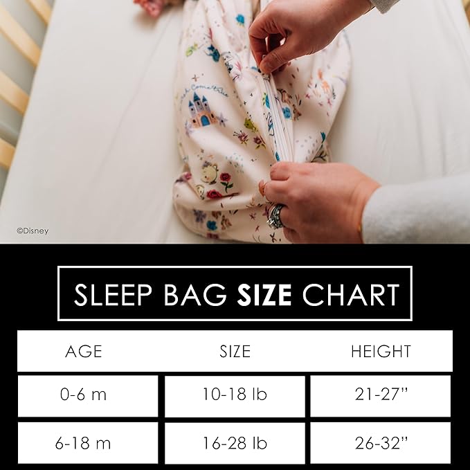 Milk Snob Disney Baby Sleeping Sack, Sleeveless Sleep Bag and Wearable Zip Up Blanket for Girl and Boy, Newborn Infant Shower