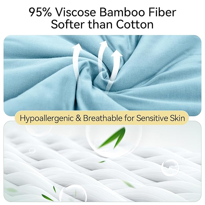Rayon Made from Bamboo Sleep Sack 6-12 Months Ultra Soft Toddler Sleep Sack 1.0 Tog Baby Wearable Blanket Unisex Sleeping Bag for Babies Infant with 2-Way Zipper