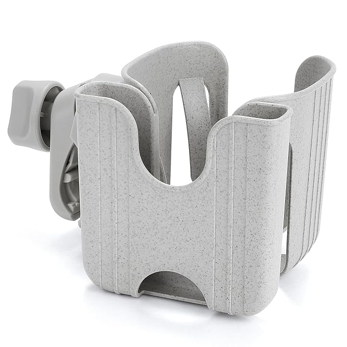 Accmor Universal Cup Holder, Stroller Cup Holder, 360° Rotatable Large Caliber Designed Bottle Phone Holder for Stroller, Bike, Wheelchair, Walker, Scooter