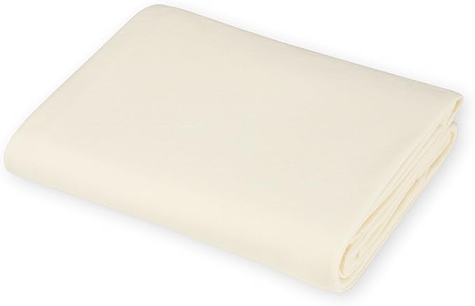 American Baby Company 15" x 33" Fitted Bassinet Sheet, 100% Natural Cotton Jersey Knit, Cream, Soft Breathable