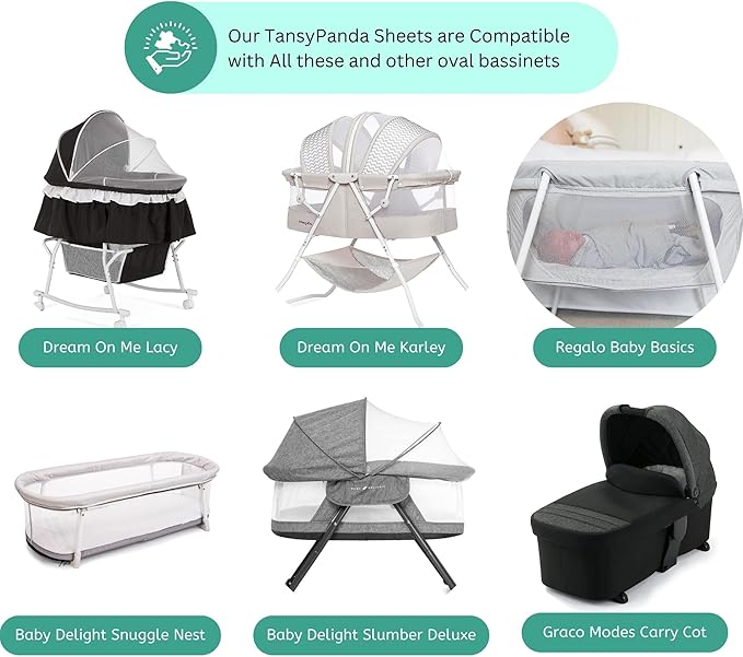 Bassinet Sheets for Dream On Me Karley, Lacy, Poppy, Chicco LullaGlide, Ingenuity Foldaway Rocking, Safety 1st Nap and Go, 3 Pack, 33 x 17, Ultra Soft, Unisex Boys Girls, Gray (Space Rockets)