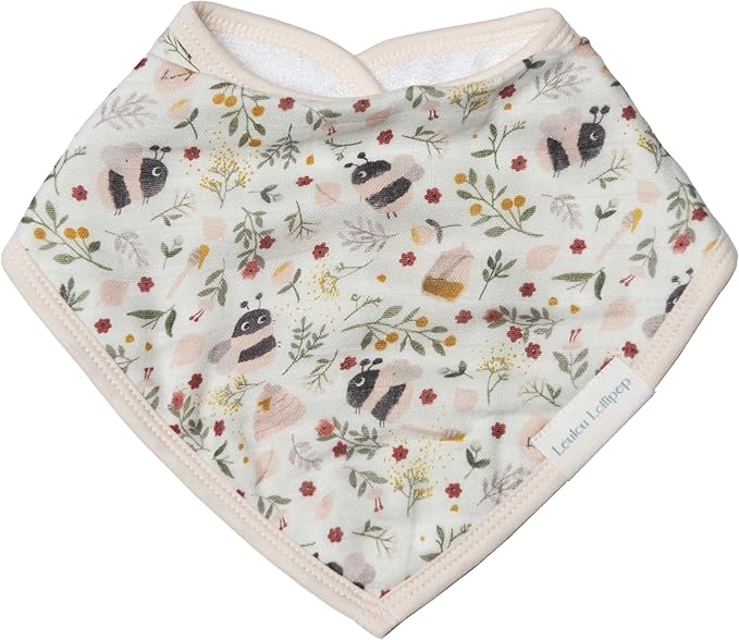 Loulou Lollipop Muslin Bandana Bib Drool Bib Set for Baby Girl and Boy, Adjustable 3 to 36 Months, 2 Pack
