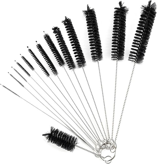 LOVEINUSA Straw Cleaner Brush, 14PCS 8.3 Inch Nylon Tube Brush Set, Bottle Cleaning Brushes for Sippy Cup, Tumbler, Water Bottle, Tight Spaces