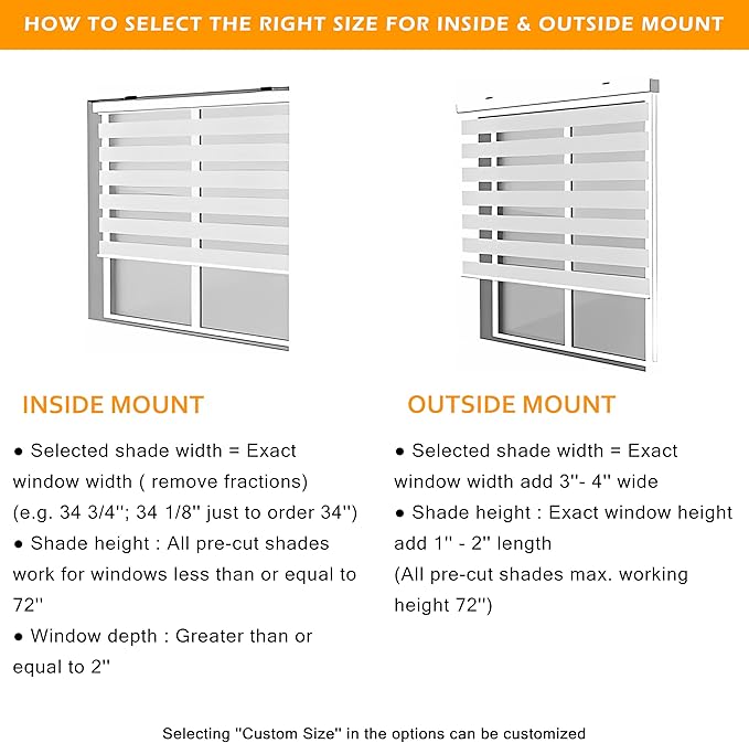 Zebra Blinds Window Blind Zebra Shade Blinds for Windows Roller Sheer Shades Privacy Light Filtering Shades for Home Kitchen Bathroom (Width 72'' X Height 72'' Cream)