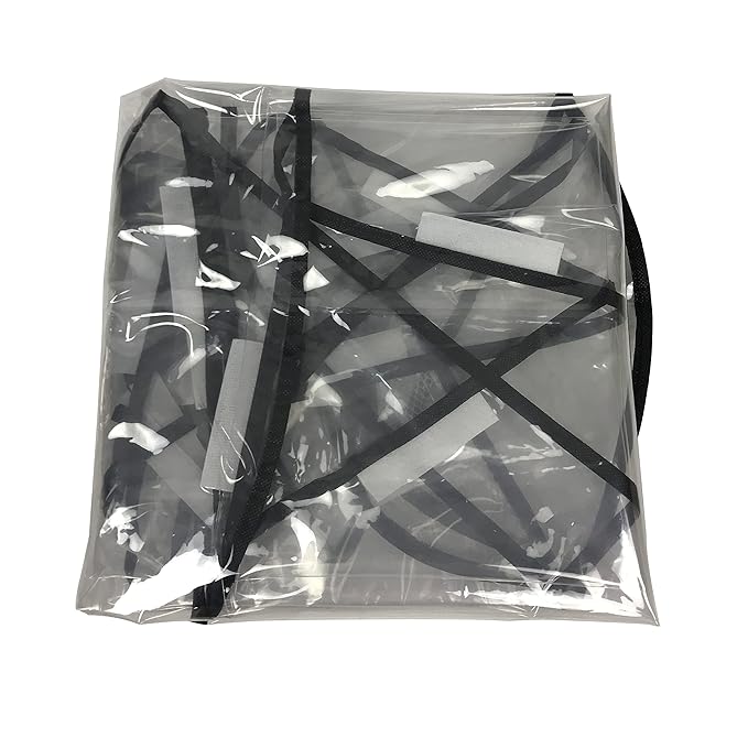 Stroller Rain Cover Universal Stroller Cover for Toddler Umbrella Stroller,Compact Travel Stroller,LLUFO Waterproof Snow Wind Weather Shield,Food Grade EVA No Odor