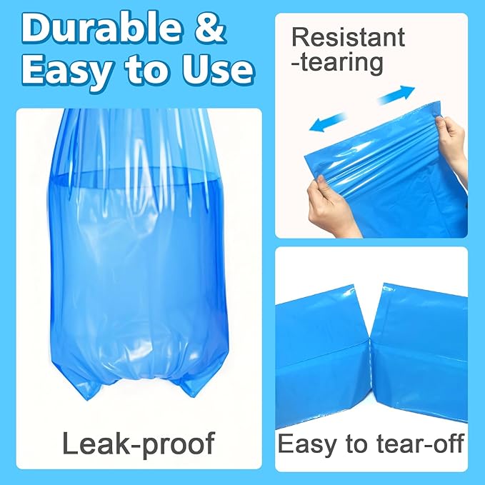 SOHBCLE Refills Compatible with Genie Easy Roll Signature Diaper Pail and Platinum Diaper Pail, Upgraded 120 Bags Hold up to 5600 Newborn Diapers, Extra Thickness Powerful Odor Control, Plant Scented
