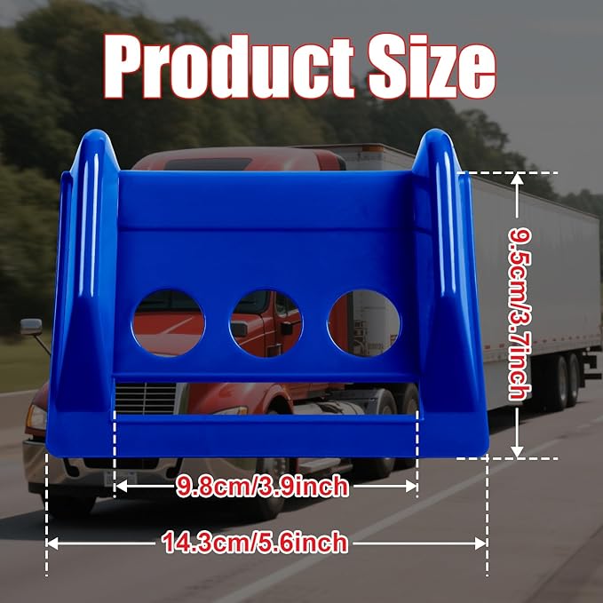 24-Pack 4" Flatbed Edge Protectors, Corner Protectors – Heavy-Duty Plastic Corner Guards for Flatbed Trailer Loads, Compatible with 4-Inch Ratchet & Winch Straps – Tie-Down Safety Accessories (BLUE)