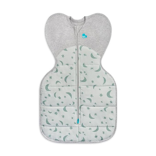 Love to Dream Swaddle UP Extra Warm 3.5 TOG, Dramatically Better Sleep, Allow Baby to Sleep in Preferred Arms Up Position for Self-Soothing, Snug Fit Calms Startle Reflex, Olive, Newborn, 5-8.5 lbs