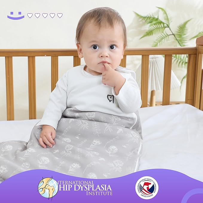 Aomloge PuppyNap Sleep Sack 18-24 Months, 1.5 Tog Wearable Blanket Baby fits Newborns and Infants, Toddler Sleep Sack with 2-Way Zipper