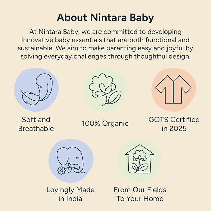 Hands-Free Hooded Towel 100% Organic Premium Muslin Cotton, 30" x 30", Ultra-Absorbent, Soft, Breathable, Hypoallergenic, Multipurpose, Gifts for Babies & Infants