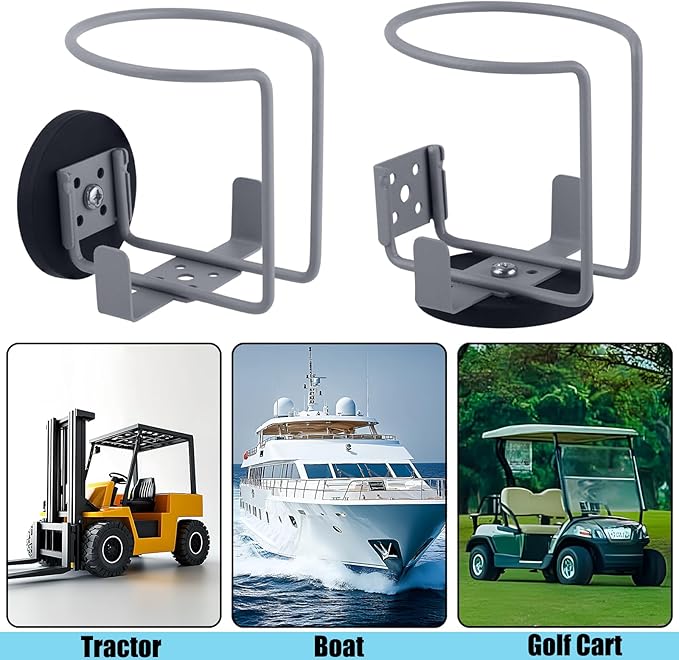 Magnetic Cup Holder, Convenient to Carry, Suitable for Magnetic Beverage Holders Used on Tractors, Lawn mowers, Boats, Trucks, School Buses, refrigerators and Treadmills. Cup Holder