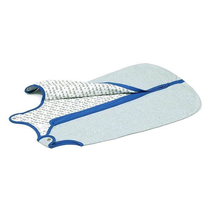 Baby Deedee 100% Cotton Sleeping Sack, Baby Sleeping Bag Wearable Blanket, Sleep Nest Lite, Infant and Toddler, Blue, Large (18-36 Month)