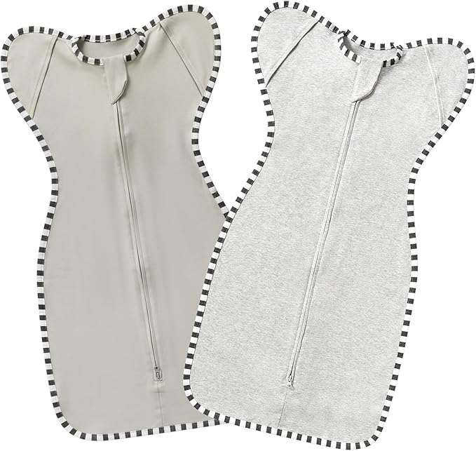 Transitional Swaddle Blanket Sack 2-Pack, Baby Sleep Sack, Arms Up Design, Newborn Swaddle for Boys Girls