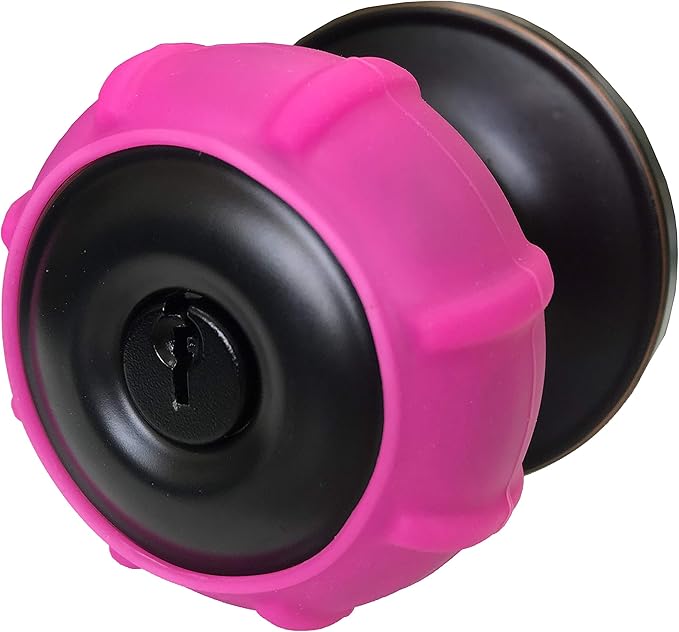 Enjoy Cover New Silicone Door knob Grips Maximum Grip Nonslip Arthritis & Senior Living Aids Grippy Easy Open Fits All Door Knob Universal Size 4 Pack