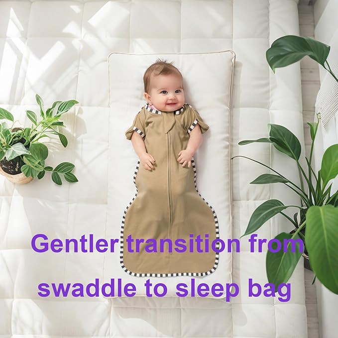 Transitional Swaddle Blanket Sack 2-Pack, Baby Sleep Sack, Arms Up Design, Newborn Swaddle for Boys Girls