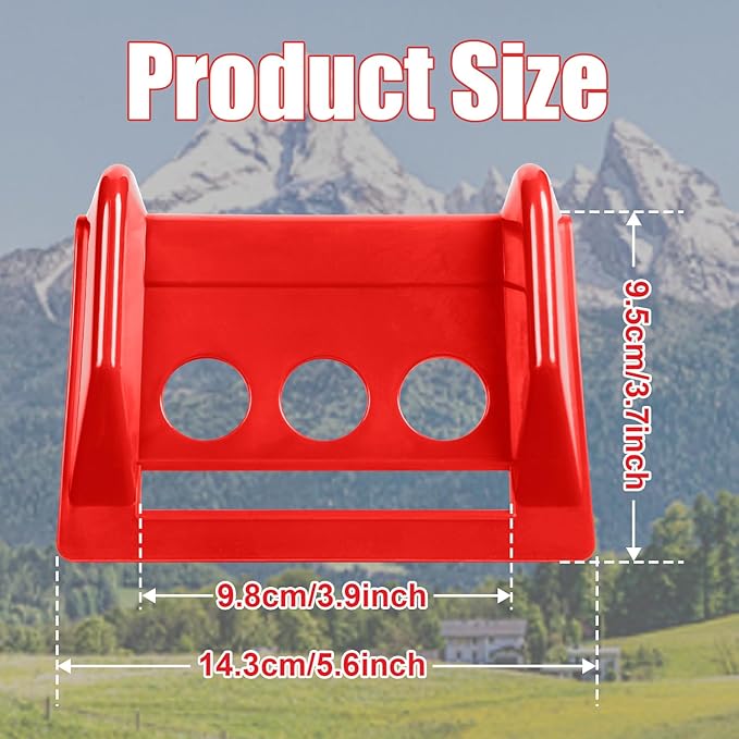 24 Pack Flatbed Edge Protectors Compatible with 4 Inch Ratchet & Winch Straps for for Flatbed Cargo Load Truck Shipping (RED)