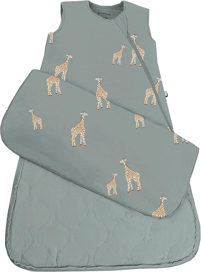 GUNAMUNA Sleep Sacks for Babies Toddlers and Newborns, Easy Changing Diaper Zipper, Cozy, 2.5 TOG