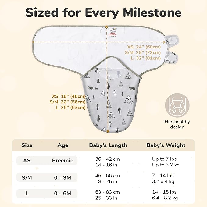 Mama Cheetah Baby Swaddle Blanket with Zipper, Newborn Swaddle Sack, Baby Swaddles Sleep Sack 0-3 Months, Baby Swaddle Wrap for Baby Boy & Baby Girl, 3-Pack