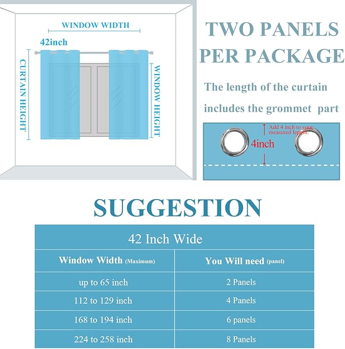 Estelar Textiler Pink and Teal Ombre Blackout Curtains for Bedroom, Thermal Insulated Light Blocking Gradient Drapes, Full Room Darkening Grommet Curtains for Living Room, 42Wx84L, 2 Panels
